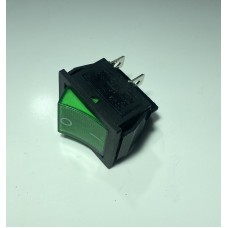 Кнопка сетевая для масляного радиатора KSD2 4 конт зеленая 15A