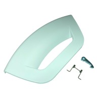 Ручка дверей (люка) у зборі для пральної машини Ariston білий C00287785