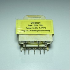Трансформатор дежурного режима для микроволновки WDB4109 Б/У 16.33V 5.47V