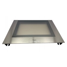 Скло дверей для духовки Whirlpool Б/У 453*595mm