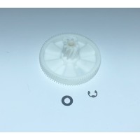 Шестерня большая для мясорубки Kenwood D=21/83, H=22/12 (34), Z=9кос./85 KW715564