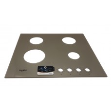 Стеклокерамическая поверхность для газовой плиты Whirlpool C00630897 (только стекло)  590*510mm