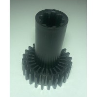 Шестерня с валом для мясорубки Braun 67051414 D=30(24внутр.)/60, H=58/20(79), Z=8внутр./24