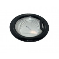 Люк в сборе для стиральной машины Hotpoint-Ariston Б/У C00508488 C00294779 D-457-459mm Черный