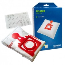 Набор мешков из микроволокна для пылесоса Zelmer SAFBAG + фильтр мотора ZVCA300B 12006468 11002173